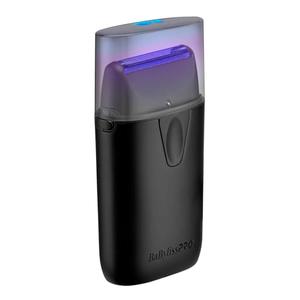 BaBylissPRO UVFOIL UV-Disinfecting Metal Single Foil Shaver, UV-Disinfecting Lid, Lithium-Ion Battery with Over 5.5-Hour Runtime, Black