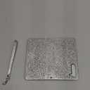 Varikke for Galaxy S23 Plus Wallet Case Detachable with Card Holder for Women, Glitter PU Leather Strap Magnetic Flip Wallet Removable Phone Case Cover for Samsung Galaxy S23 Plus 5G 6.6", Silver