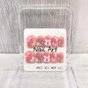 Square Short Press on Nails Handmade Fake Nails Pink French Tip with 3D Bow Designs luxury Rhinestones Glossy Cute Acrylic Nails for Women 10pcs (Size M (Pink RJDFF1-4)