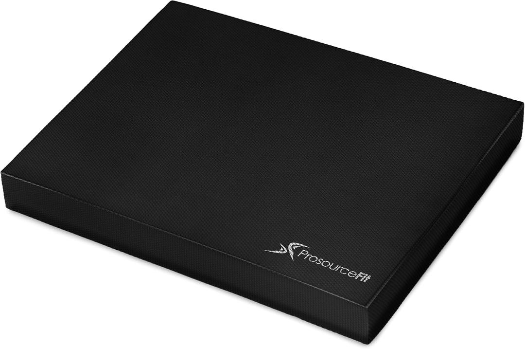 ProsourceFit Exercise Balance Pad, Non-Slip Cushioned Foam Mat & Knee Pad for Fitness and Stability Training, Yoga, Physical Therapy, XL