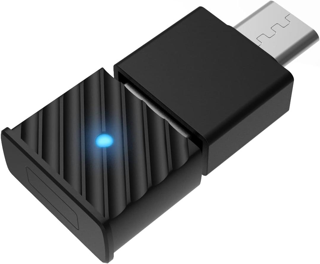 USB-C Bluetooth Adapter for PS5 - Wireless Audio Bluetooth 5.3 Transmitter with APTX Low Latency & aptX-Adaptive, Plug & Play for Headphone/Earbuds/PS4/Switch/Laptop/PC