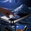 2 x ruwa Privacy Screen Protector for iPhone 13, iPhone 13 Pro, iPhone 14 and iPhone 16e [6.1 Inch][2-Pack] Tempered Glass with Easy Installation Frame, Anti-Scratch,Anti-peep