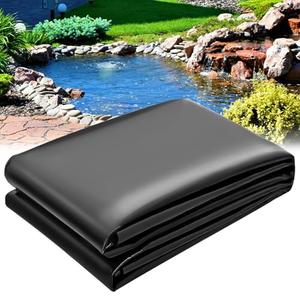 VANITURE Pond Liner 10 x 15 FT, HDPE Pond Liners for Outdoor, Flexible & Durable Easy Cutting Pond Liners for Garden Fountain, Koi Fish Ponds, Waterfall
