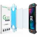 amFilm Auto-Alignment OneTouch for Nintendo Switch 2 Screen Protector [7.9"] 2025, Tempered Glass, 30 Seconds Installation, Bubble Free, Scratch Resistant, Touch Sensitive, Matte [2 Pack]