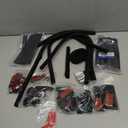 Cable Management Kit, 67 Adhesive Cable Clips, Topavatop Desk Cord Organizer, 22 Reusable Cable Strap, 4 Cable Sleeve Split, 200 Nylon Cable Zip Ties with 20 Mounts for TV Office Home, Black