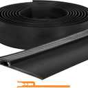 018-546 RV Slide Out Clip Rubber,Door Window Channel Seal Mounts Clip On with 2" Wiper,Suitable for RV Camper Door Window Channel-25FT