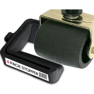 iPrimio No Lift Bed Stoppers to Prevent Sliding - 4 Pack Black Solid Rubber Keep Furniture from Sliding - No-Slip Caster Cups for Beds, Sofas, and Tables - Bed Stoppers - Simply Slide and Squeeze