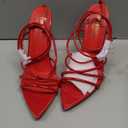 Cape Robbin Women's Strappy Pointy Open Toe Ankle Strap Stiletto Sandal-Ada 7.5