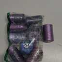 Sewing Thread 10 Color Sewing Industrial Purpose 1000 Yards Per Spool 40S/2 Polyester for DIY Sewing Machine,Embroidery Machine,Hand Sewing (Purple)