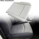Passenger Bottom Seat Cover Foam Cushion Compatible with Dodge Ram 1500 2500 3500 4500 5500 2009 2010 2011 2012 2013 2014 2015 2016 2017 2018