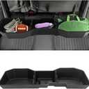 MAXDOM Under Seat Storage Fit for (2007-2018) Chevy Silverado 1500/GMC Sierra 1500 (2007-2019) 2500HD 3500HD Crew Cab Rear Underseat Organizer Box (Black)