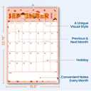 SUNEE 2026-2027 Wall Calendar Large 22.75"x15.5", 21 Month July Calendar (Ends March 2028), Vertical Extra Large, Cute