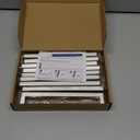 Ravinte 10 Pack 8 Inch Kitchen Square Cabinet Handles Satin Nickel Pulls Brushed Nickel Kitchen Cabinet Hardware Handles for Cupboard Drawer Pulls