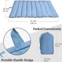 CHEERHUNTING Outdoor Dog Bed, Waterproof, Washable, Large Size, Durable, Water Resistant, Portable and Camping Travel Pet Mat 51X35