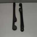 Car Seat Gap Filler Set of 2, 3IN1 Seat Side Gap Filler Plug with Storage Slot & Hook Function, Soft Foam Universal Fit Car SUV Truck Fill Gap Between Seats Console OrganizerNarrow Black