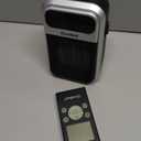 GiveBest Small Plug In Heater, Digital Display Bathroom Heaters for Indoor Use, 800W Ceramic Portable Electric Mini Heat with Adjustable Thermostat and 12h Timer,ECO mode save energy for Office Home (Remote)