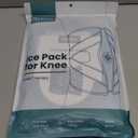 Knee Ice Pack Wrap (1 Pack) - Adjustable Ice Pack for Knees Surgery, Replacement, Arthritis Pain, ACL, Sports Injuries, Post Surgery, for Long Duration - 1 Pack