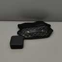 Travel Cosmetic Bag,Large Capacity Makeup Bags for Women,Waterproof Portable Pouch and Toiletry Bag with Jewelry Organizer for Rings,Earrings,Necklaces,Stylish for Women. (Black)