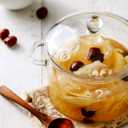 Glass Saucepan with Cover, Transparency Stovetop Pot,Dual Handles Pan with Lid for Pasta Noodle, Soup, Milk, Baby Food making or heating 1.35L/1.9L (1.35L)