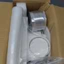 12" Ultra Quiet Bathroom Exhaust Fan with 6500K LED Light, 1.0 Sone 120 CFM, 10x10 Mount, 1500 LM Ceiling Ventilation Fan, Energy Efficient (3500K LED-W)