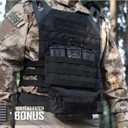 WYNEX Tactical Dump Drop Pouch, Dangler Pouch Utility Tool Pack Sub Abdominal Carrying Bag EDC Pocket Organizer Accessories for Plate Carrier Chest Rig