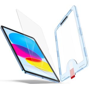 MOBDIK 1 Pack Tempered Glass Screen Protector Compatible with iPad 11th Generation 2025 & iPad 10th Generation 2022, Ultra Clear, Anti-Scratch, Case Friendly, EZ Kit
