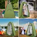 Anngrowy Pop Up Privacy Shower Tent - Portable Outdoor Camping Bathroom Toilet Changing Dressing Room - UPF40+ Waterproof, 120 cm x 120 cm x 189.7 cm