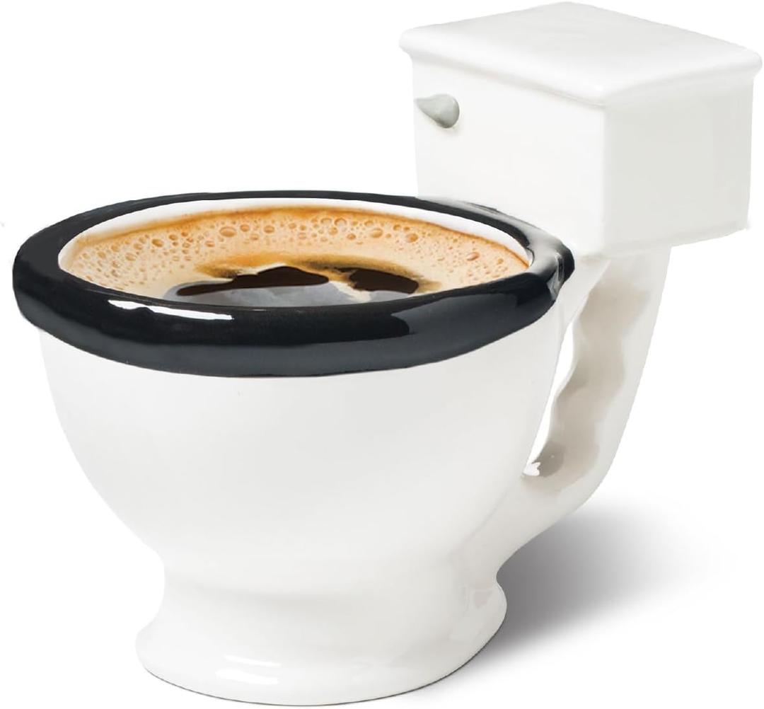 The Original Toilet Mug - Funny Coffee Cup - 12 Oz