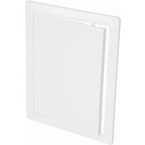 8" x 10" White Plastic Access Panel. Service Shaft Door Panel. Plumbing, Electricity, Heating, Alarm Wall Access Panel for Drywall. Bathroom Services Access Hole Cover.
