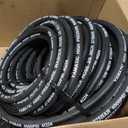 YAMATIC 3/8" Pressure Washer Hose 100FT with Stainless Steel Swivel Quick Connector, 4000 PSI Commercial Grade Steel Wire Braided & Rubber Jacket, Kink Resistant Hot Water Power Washer Hose Max 212F
