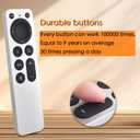 Replacement Remote Control for All Apple TVs: for Apple 4K/ Gen 1 2 3 4/ HD A2169 A1842 A1625 A1427 A1469 A1378 A1218 with TV Control Function