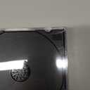 6 PCS Standard Single Clear CD Jewel Case, 10 mm Slim CD Storage Box with Assembled Black Tray, Durable Plastic CD DVD Cover for Protection Replacement, Car Accessories