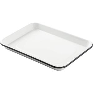 TableCraft 10347 White Enamel 1/4 Size Sheet Pan