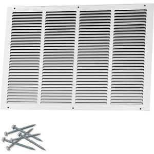 Howeall 24"W x 16"H [Duct Opening Size] Steel Return Air Grille, Air Return Vent Cover for Ceiling and Sidewall - HVAC Air Vent Covers - [Outer Dimensions: 25.75"W x 17.75"H]
