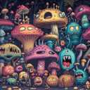 Jigsaw Puzzles for Adults 1000 Pieces, Funny and Colorful Puzzles, Challenging Puzzle Game for Family Friends Home Decor, 20x27 Inches, Dense Monsters-2