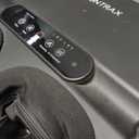 MOUNTRAX Foot Massager Machine with Heat, Foot Massager for Plantar Fasciitis, Neuropathy Pain, Shiatsu Foot Massager with Remote, Fits Feet Up to Men Size 12 (Black)