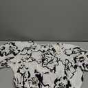 A New Day Women's Cropped White/ Black Print Top XS