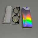 VISOONE Oversized Cat Eye Blue Light Blocking Glasses for Women Large Cute Lightweight Eyeglasses Metal Frame Calina (Coco Tortoise)