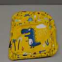 POWOFUN13 inch Kids Toddler Preschool Travel Backpack Cute Cartoon Backpack For Girls Boys Baby (Yellow Dinosaur-1)