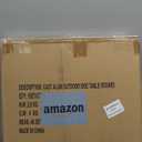 KAILI Outdoor Cast Aluminum Side Table Patio Side Table Backyard, Pool, Indoor, Easy Maintenance and Weather Resistant Coffee Table Porch Table Bistro Table (18.5round-White)