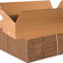 BOX USA Moving Boxes Multi-Depth Large, 24"L x 12"W x 6"H 20-Pack | Corrugated Adjustable Cardboard Box for Packing, Shipping and Storage24x12x6 24126