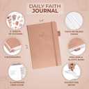 Clever Fox Daily Faith Journal  Guided Prayer, Gratitude & Bible Study Notebook  Faith Based Gifts & Journaling Supplies for Women (Rose Gold) (A5 (5.8'' x 8.3''))