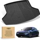 LASFIT Trunk Mat for Honda Civic Sedan 2022-2026 & Civic Sedan Hybrid 2025-2026, All Weather TPE Custom Fit Trunk Liner Trunk Tray Cargo Mat Cargo Liner Cargo Tray (Not for Hatchback/Type-R)