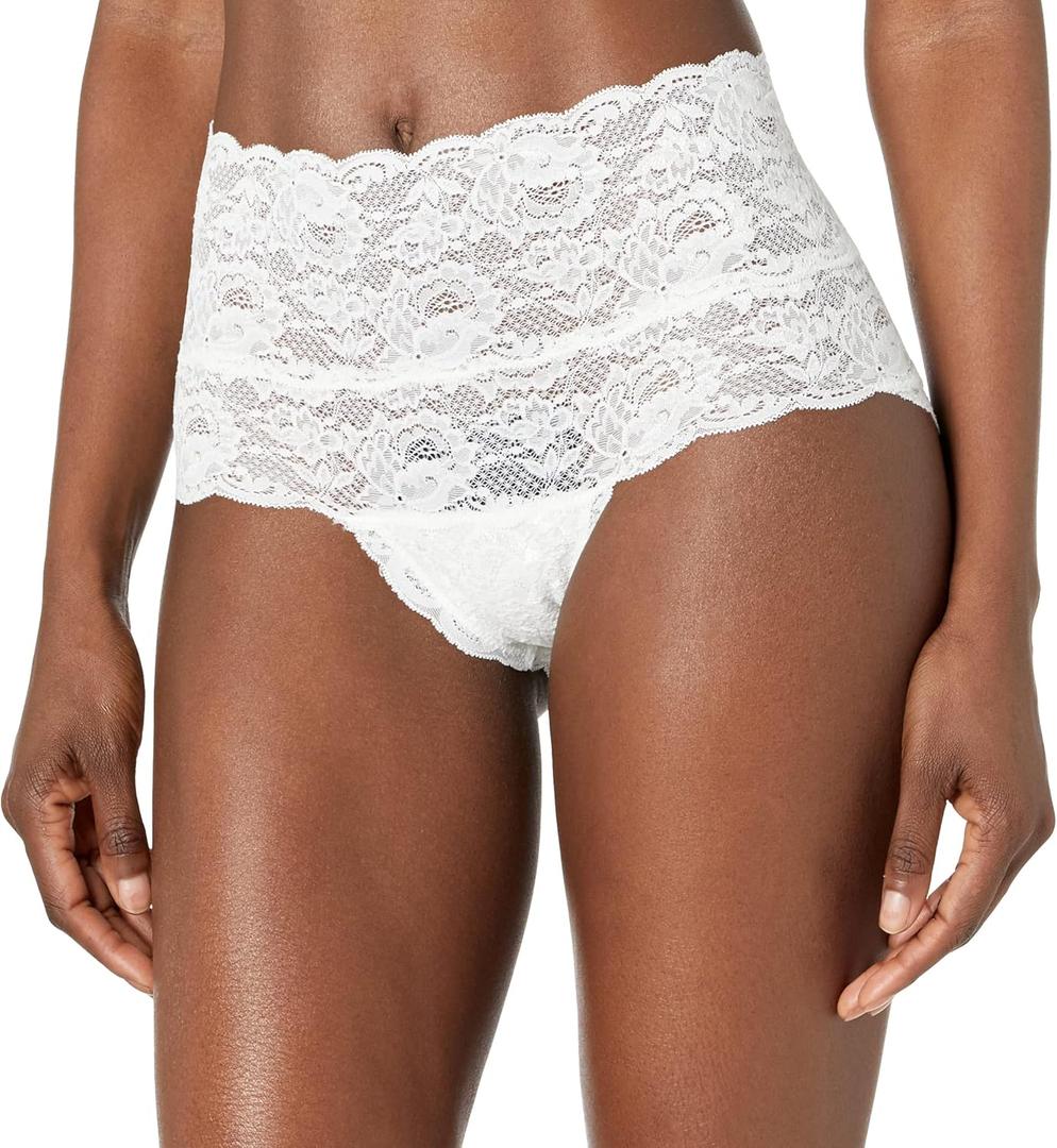 Cosabella Women's High Rise Bikini Briefs (White, M)