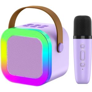 Kids Karaoke Microphone Machine Toy, 4-12 Years Old Girls Christmas Birthday Gift for Girls, Karaoke Toys Gifts for Girls Ages 4, 5, 6, 7, 8, 9, 10, 12 +Year Old Birthday Party. (Purple)