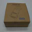 COOSEYA Potty Training Toilet with Step Stool Ladder, Toddler Kids Potty Training Seat for Boys Girls, Foldable Anti-Slip Toilet Toddler Seat Splash Guard Soft Cushion Safety Handles (Grey) (Gray)