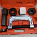 DAYUAN Ball Joint Press & U Joint Removal Tool Kit with 4x4 Adapters for Most 2WD and 4WD Cars and Light Trucks with Red Storage Case Red