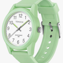 Kids Analog Watches for Girls Boys Watches with Soft Band Learning Time 50M Waterproof Children Watch Easy to Read for Ages 4-12 Kids Gift, Light Green