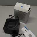 Gaiatop Mini Space Heater, Lightweight PTC Ceramic Fast Heating 500W Energy Efficient for Indoor Use, Overheating & 45 Tip-Over Protection, Portable Desk Electric Heaters for Office Home Black