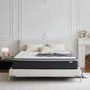 Full Size Mattress, 12 Inch, Full Mattress in a Box, Pocket Springs with Memory Foam Mattress, Medium Firm, Lumbar Support & Reinforced Edge, Motion Isolation, Pressure Relief & Breathable Comfort